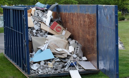 Probate clearance process with bulky waste removal