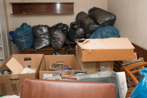 Organized loft storage for probate clearance